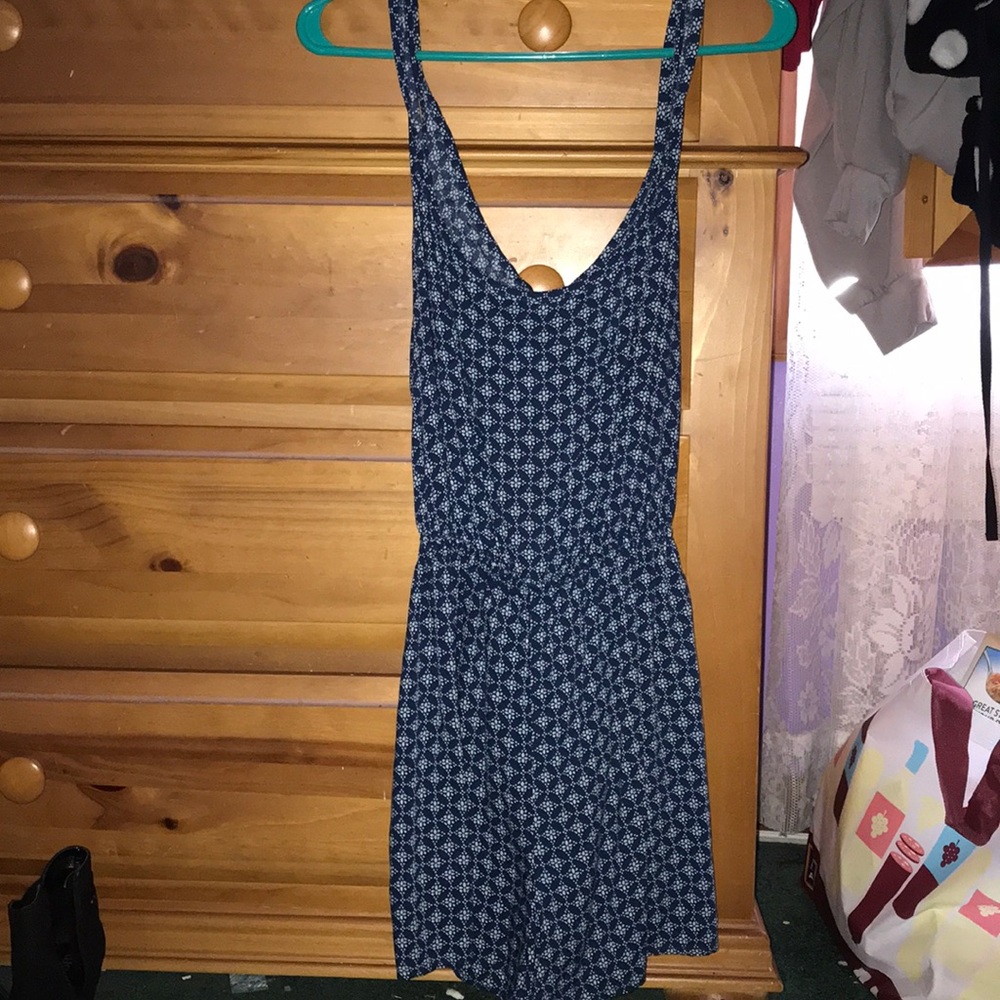 Blue Hollister Romper